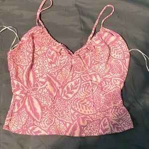 Pink SIENNA SKY cropped blouse